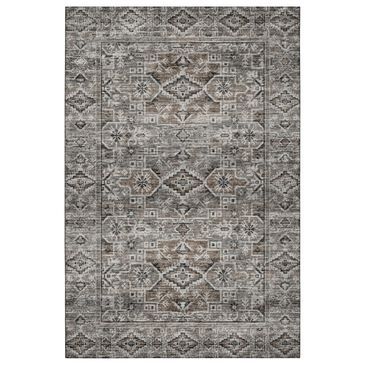 Dalyn Rug Company Tuscany 6" Round Gray Indoor/Outdoor Area Rug, , large