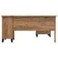 Bush Somerset 60" L-Shaped Desk with Hutch in Fresh Walnut, , large