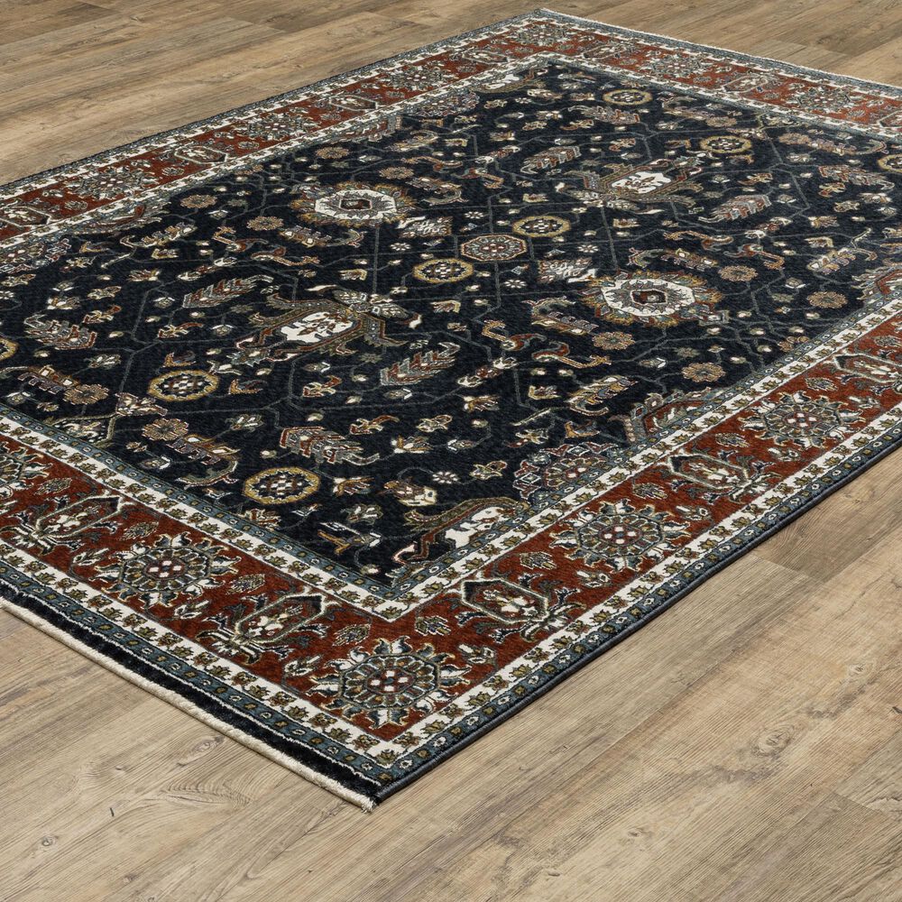 Oriental Weavers Vivian VI05A 3&#39;10&quot; x 5&#39;5&quot; Blue Area Rug, , large