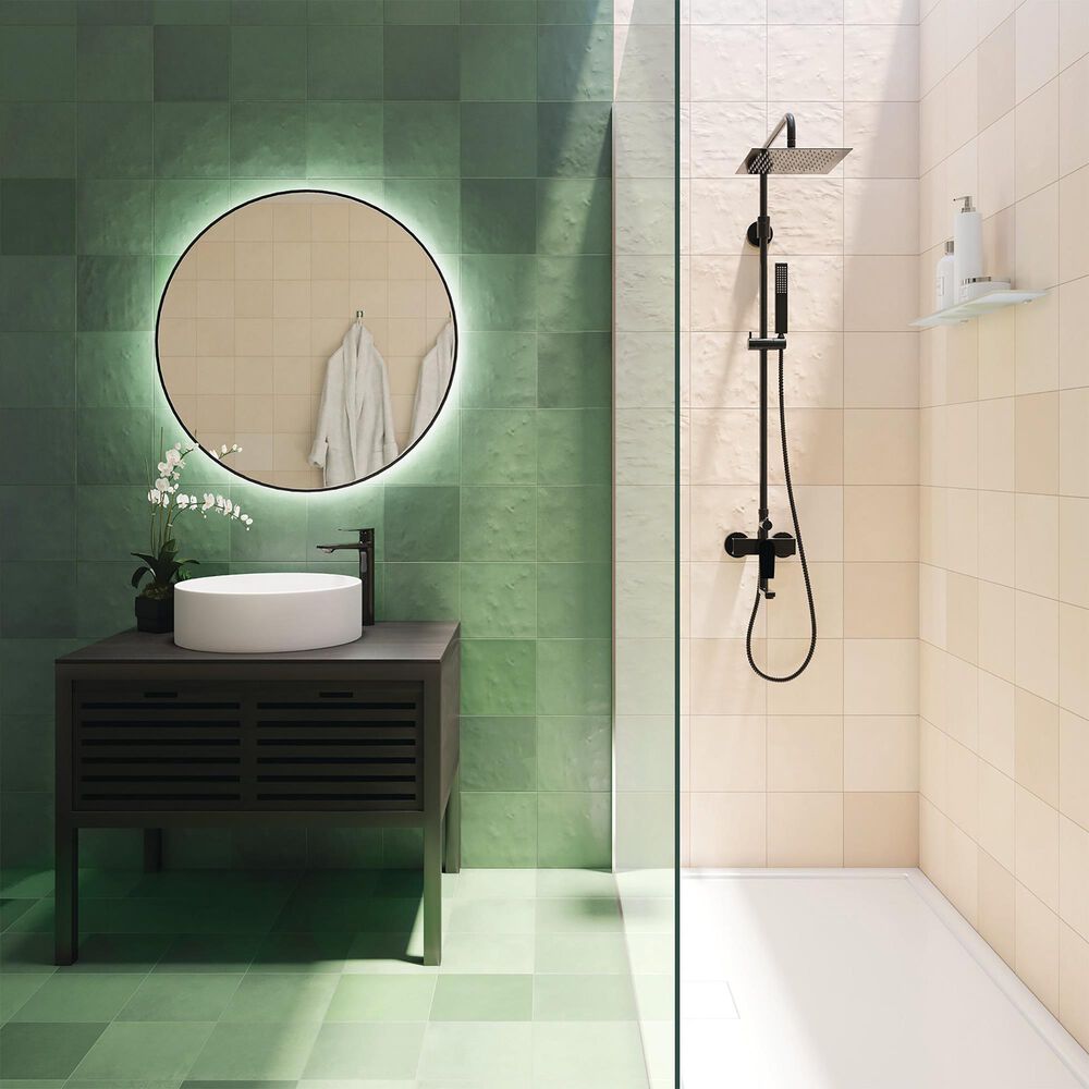 Emser Passion Verde 9&quot; x 9&quot; Matte Porcelain Tile, , large