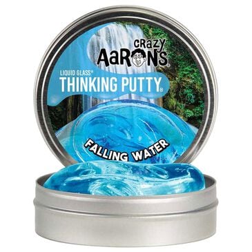 Crazy Aaron"s Liquid Glass Falling Water Thinking Putty in Crystal Clear Blue, , large