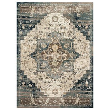 Magnolia Home James JAE-05 5"3" x 7"8" Taupe and Marine Area Rug, , large