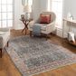 Surya Carlisle Oriental 5"3" x 7"9" Pale Blue, Dusty Pink, Medium Brown, Cream and Charcoal Area Rug, , large