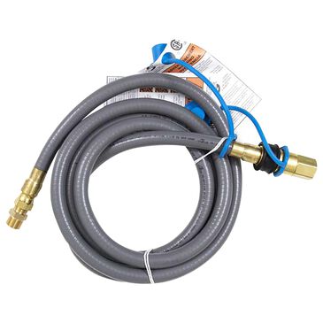 Blaze Natural Gas Hose with Quick Disconnect in Stainless Steel, , large