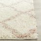 Safavieh Dallas Shag SGD257B-26 2"3" x 6" Ivory/Beige Runner, , large