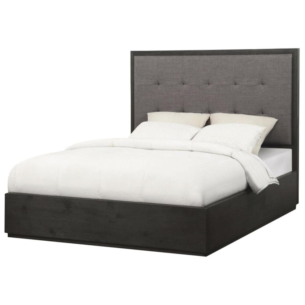 Urban Home Oxford Queen Platform Bed in Basalt Gray, , large