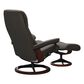 Stressless View Small Chair and Ottoman in Metal Grey, , large