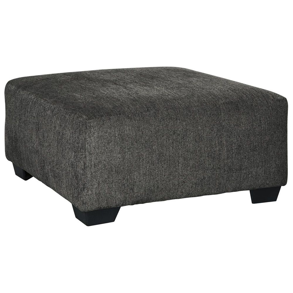 Signature Design by Ashley Ballinasloe Oversized Accent Ottoman in Smoke, , large