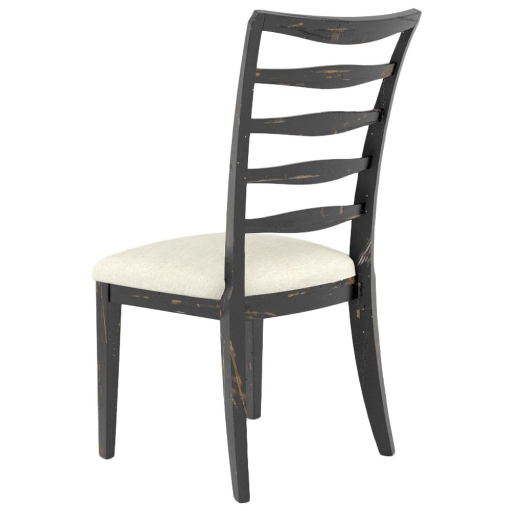 Declan Dining Champlain Side Chair in Distressed Black, , large