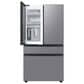 Samsung Bespoke 23 Cu. Ft. French Door Refrigerator with Beverage Center - Stainless Steel Panels Included, , large