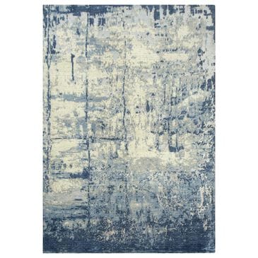 RIZZY Impressions 9" x 12" Blue Area Rug, , large