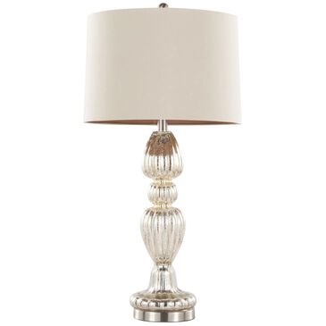 Grandview Gallery Spade 30" Glass Table Lamp in Mercury and Brushed Nickel, , large