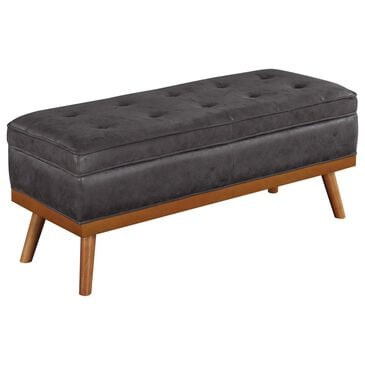 OSP Home Katheryn Storage Bench in Charcoal, , large