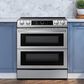 Samsung 6.3 Cu. Ft. Flex Duo Front Control Slide-in Electric Range with Smart Dial, Air Fry and Wi-Fi in Stainless Steel, , large