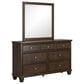 Signature Design by Ashley Danabrin 7-Drawer Dresser and Mirror in Brown, , large