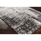 Surya Tuscany TUS-2312 12" x 15" Gray, Charcoal, Black and Ivory Area Rug, , large