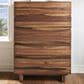 Urban Home Ocean 5-Drawer Chest in Natural Sengon, , large