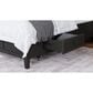 Urban Home Grace Eastern King Panel Bed in Raven Black, , large