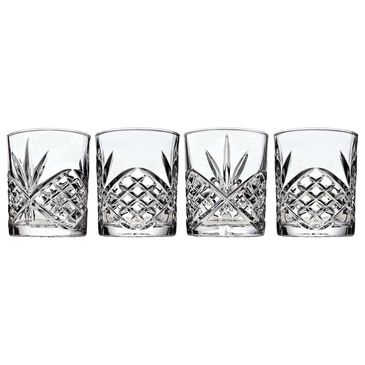 Pleat 12 Piece Double Old Fashion, Highball, & Goblet Glassware