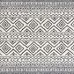 Safavieh Tulum TUL267 9" x 12" Ivory and Black Area Rug, , large