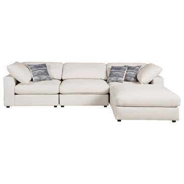Pacific Landing Serene 4-Piece Modular Sectional in Beige, , large