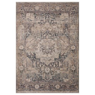 Loloi Lyra 5"3" x 7"9" Denim and Sand Area Rug, , large