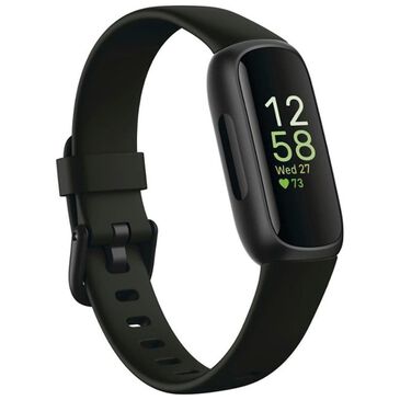 Fitbit Inspire 3 Tracking Watch Black Case with Midnight Zen Sport Band, , large
