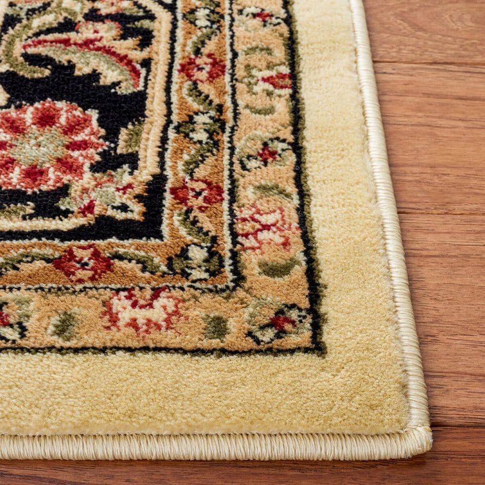 Safavieh Lyndhurst 3&#39;3&quot; x 5&#39;3&quot; Beige and Black Area Rug, , large