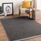 Surya Sycamore 10" x 14" Black and Charcoal Area Rug, , large