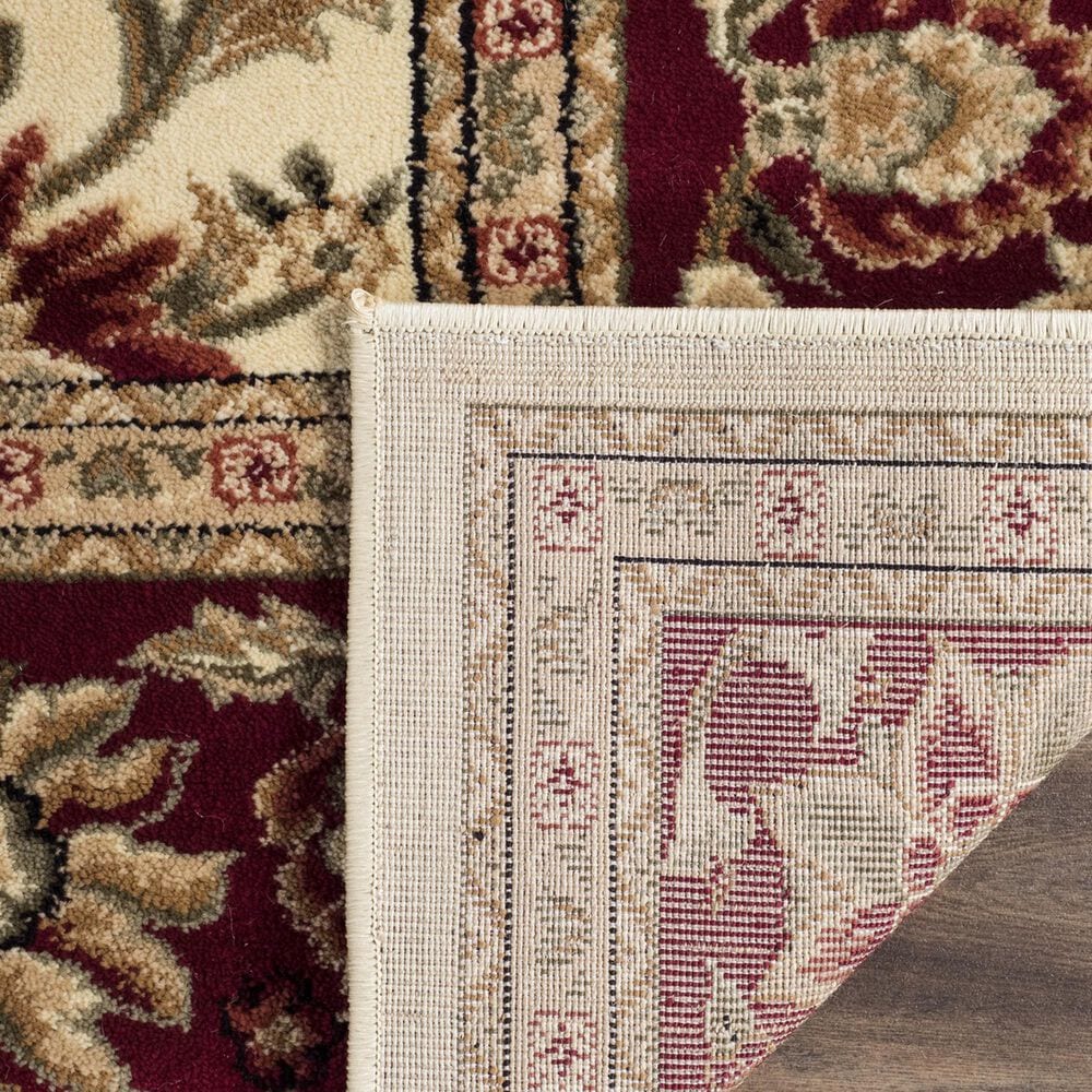 Safavieh Lyndhurst  2&#39;3&quot; x 20&#39; Ivory and Red Runner, , large