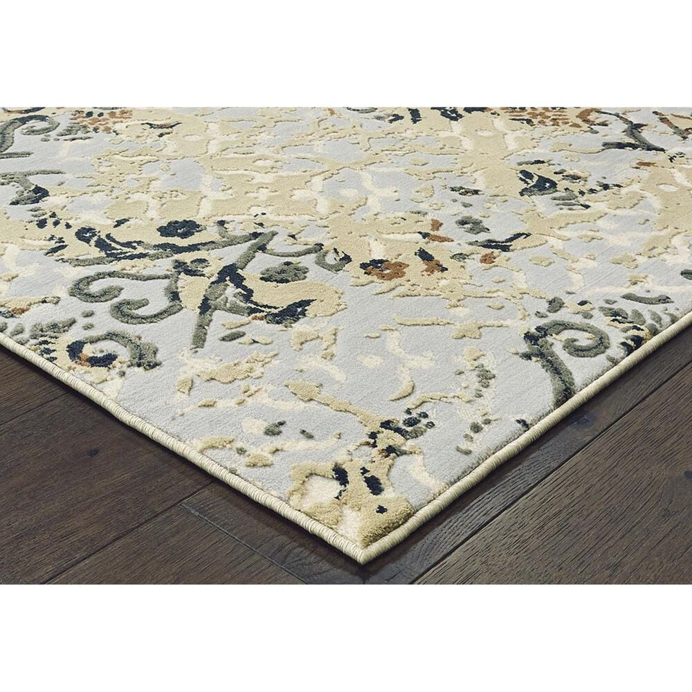 Oriental Weavers Bowen 108W 6&#39;7&quot; x 9&#39;6&quot; Gray Area Rug, , large