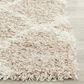 Safavieh Dallas Shag SGD257D-26 2"3" x 6" Beige/Ivory Runner, , large