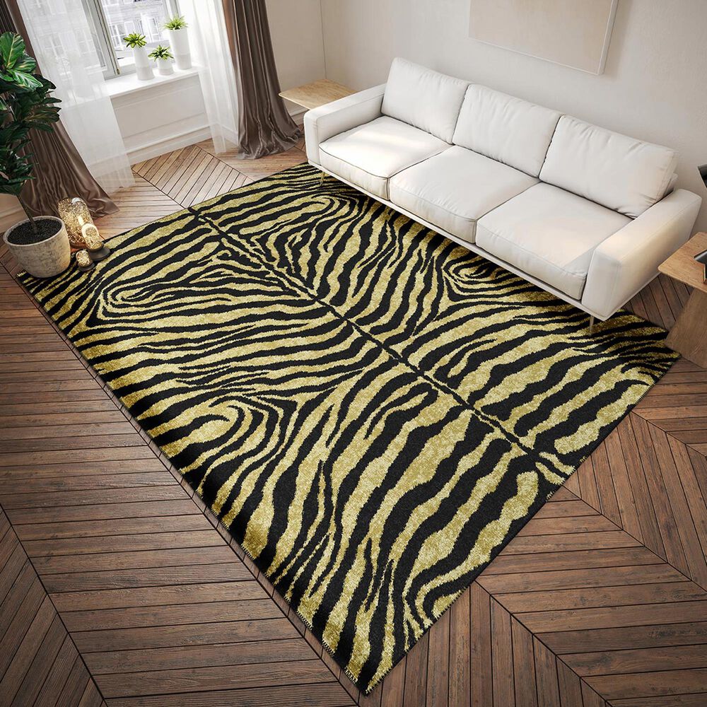 Dalyn Rug Company Mali ML1 10&#39; x 14&#39; Gold Indoor/Outdoor Area Performance Rug, , large