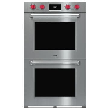 Wolf 30" M Series Professional Built-In Double Electric Wall Oven with Convection in Stainless Steel, , large
