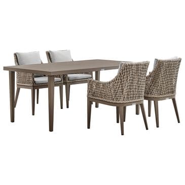 Blue River Silvana 5-Piece Patio Dining Set in Gray, , large