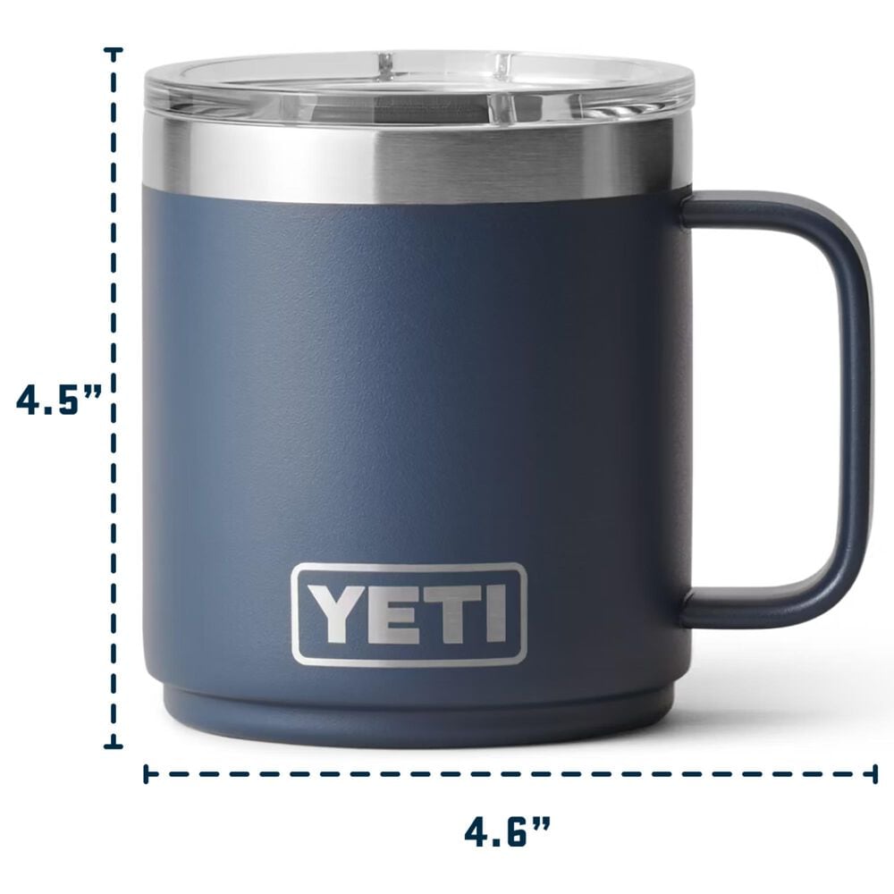 YETI Rambler 10 Oz Stackable Mug with Magslider Lid in Black, , large