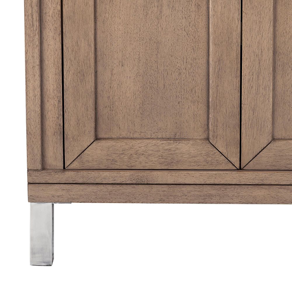 James Martin Chicago 30&quot; Single Vanity Cabinet in White Washed Walnut and Brushed Nickel, , large