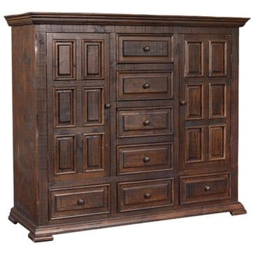 Sunset Bay Marquis Master 7 Drawer 2 Door Chest in Distressed Brown, , large