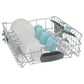 Bosch 800 Series 24"" Built-In Bar Handle Dishwasher with 8 Wash Cycles in Black Stainless Steel, , large