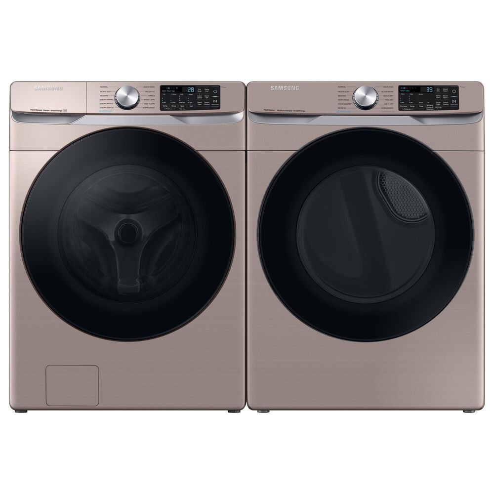 Samsung 7.5 Cu. Ft. Capacity Electric Dryer with Steam in Champagne, , large