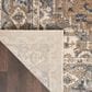 Nourison Quarry QUA05 10" x 14" Beige and Grey Area Rug, , large