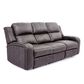 Oxford Furniture Power Reclining Sofa with Power Headrest and Drop Down Table in Cowboy Granite , , large