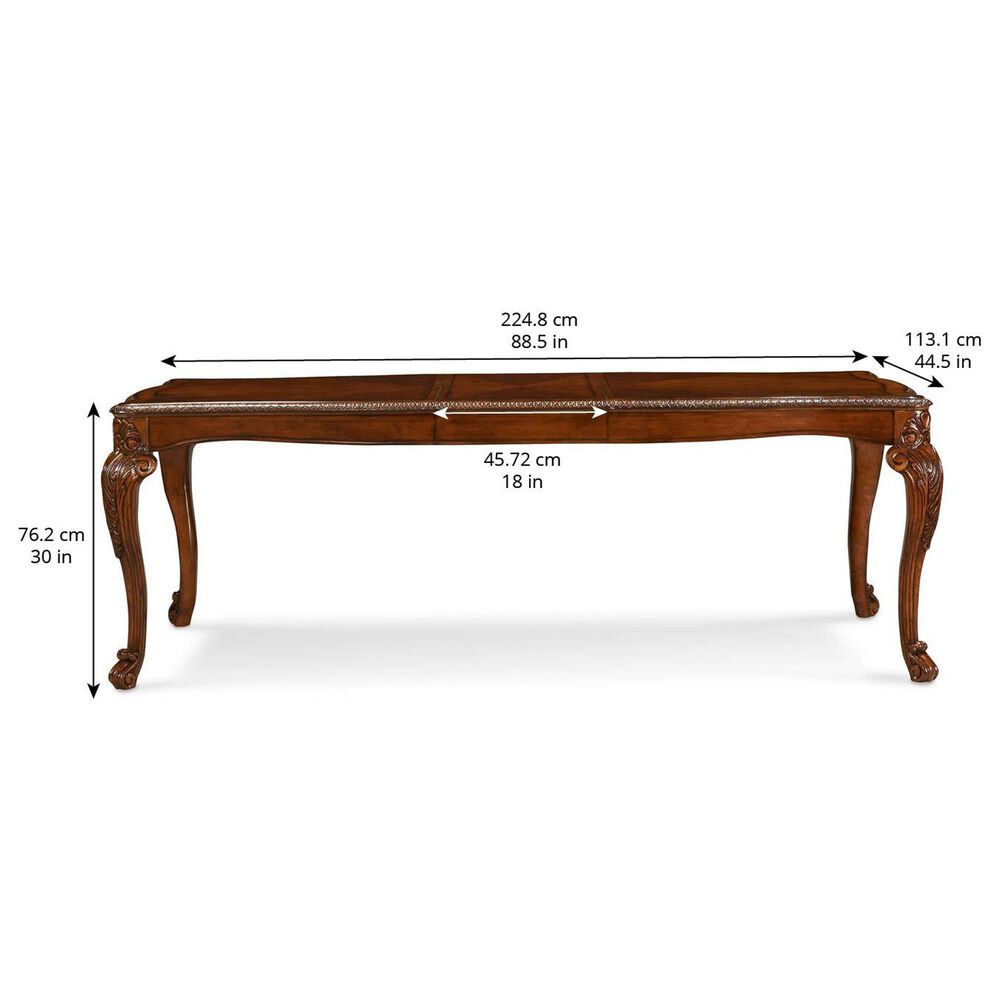 Vantage Old World Leg Dining Table in Medium Cherry - Table Only, , large