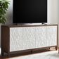 Wycliff Bay Komodo 70" TV Console in Brown and White, , large