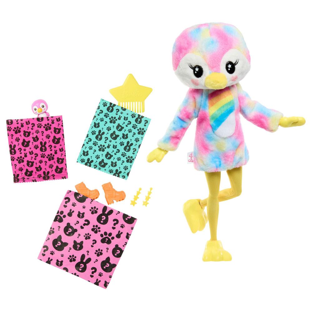 Barbie Cutie Reveal Penguin Barbie Doll and Accessories, , large