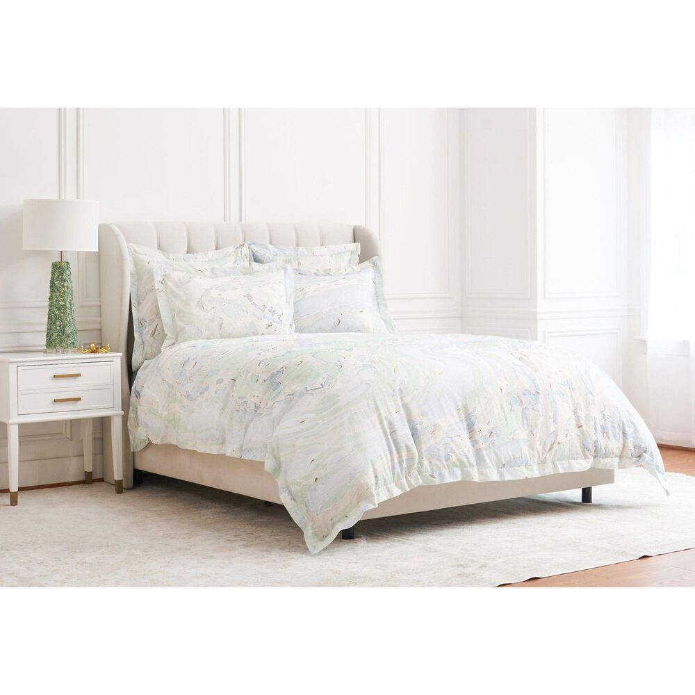 C and F Home Marble 3-Piece King Duvet Set in Sea Glass, , large