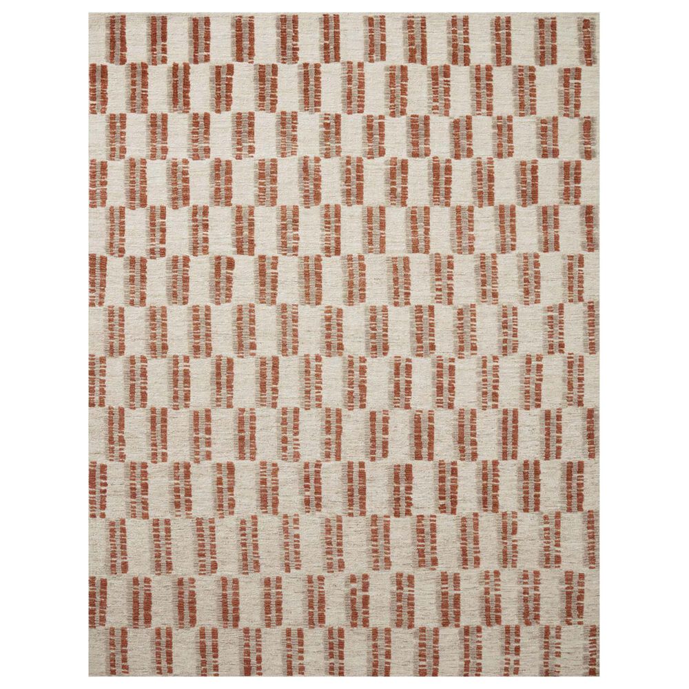 Loloi Harrison 2" x 3" Beige and Rust Area Rug, , large