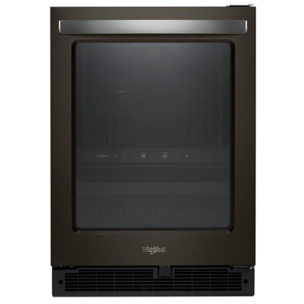 Whirlpool 24&quot; 5.2 cu. ft. Undercounter Beverage Center in Black Stainless Steel, , large