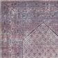 37B Colin 7"10" x 10"2" Plum, Ink Blue, Dusty Pink and Cream Area Rug, , large