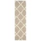 Safavieh Dallas Shag SGD257D-26 2"3" x 6" Beige/Ivory Runner, , large